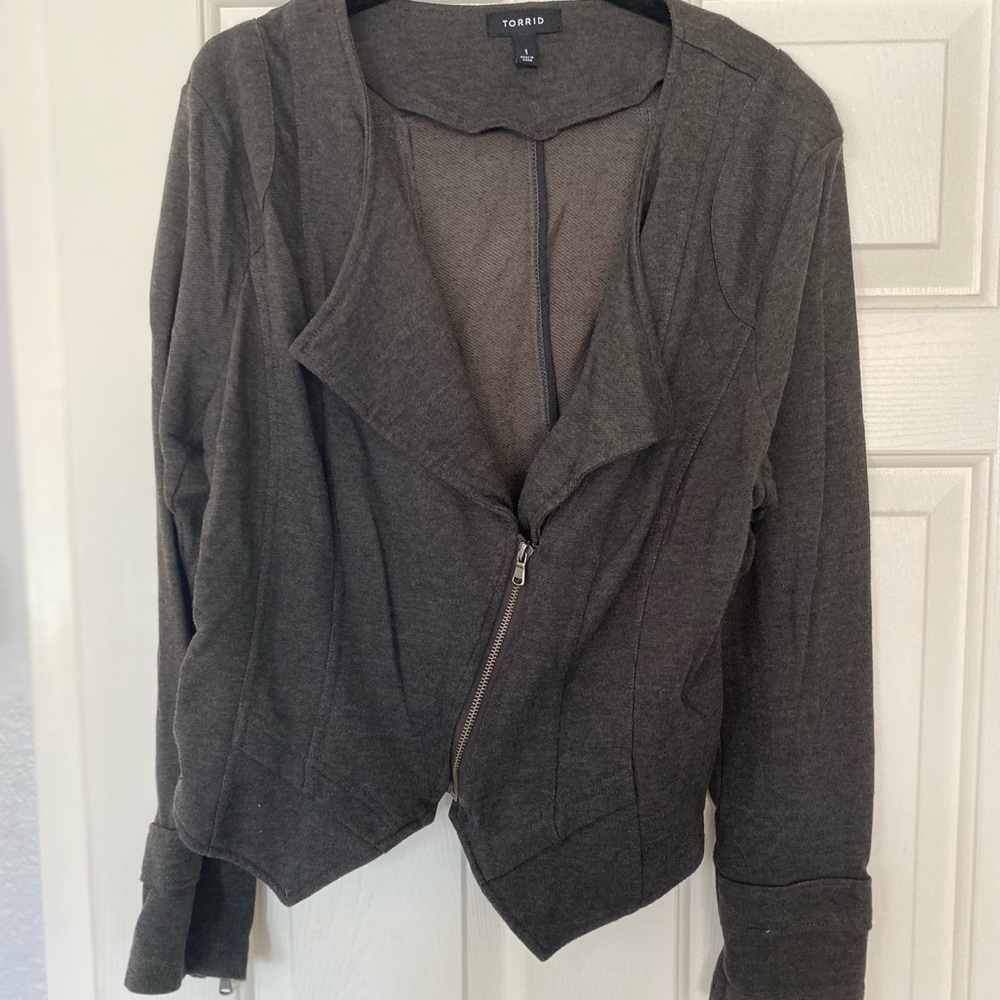Torrid cropped blazer